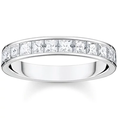 Thomas Sabo pavé fehér köves gyűrű - TR2358-051-14-50