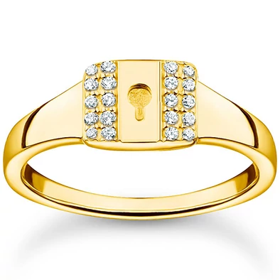 Thomas Sabo arany lakat gyűrű - TR2372-414-14-54