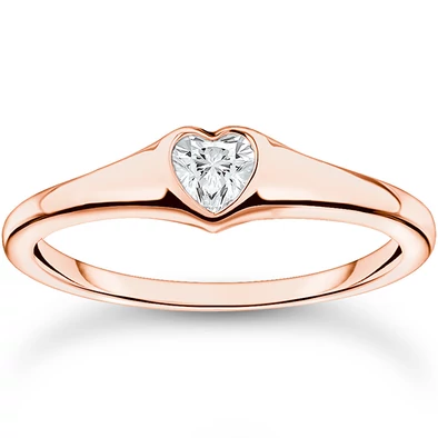 Thomas Sabo szíves gyűrű - TR2390-416-14-54