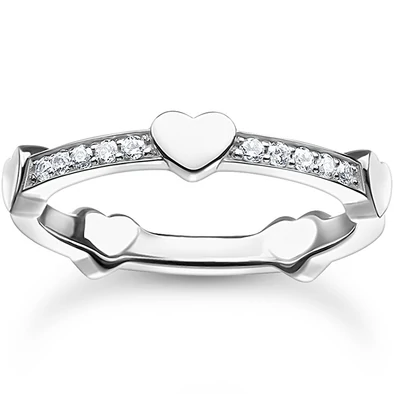 Thomas Sabo szíves gyűrű - TR2391-051-14-54
