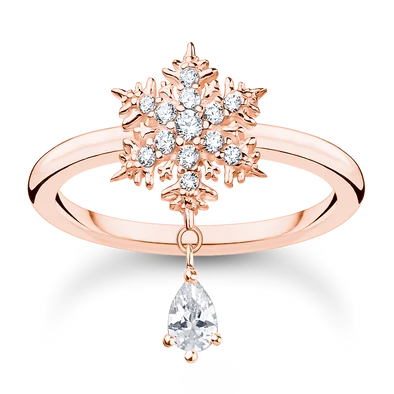 Thomas Sabo rozé hópehely gyűrű - TR2414-416-14-54
