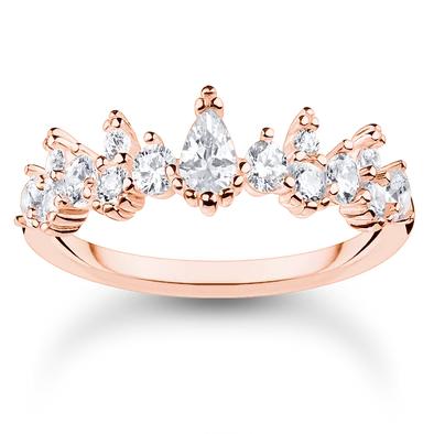 Thomas Sabo rozé jégkristály gyűrű - TR2415-416-14-52