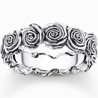 Thomas Sabo ezüst rózsák gyűrű - TR2488-637-21-52 Thomas Sabo ezüst rózsák gyűrű - TR2488-637-21-52