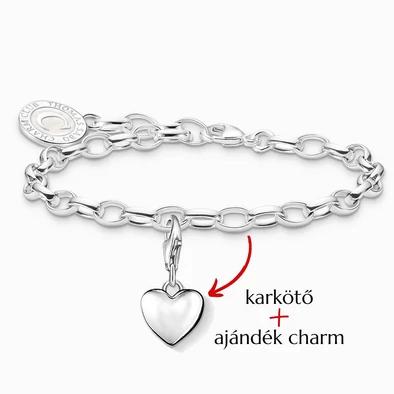 Thomas Sabo Charmista karkötő + ajándék szív charm