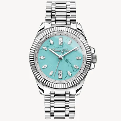 Thomas Sabo divine türkiz számlapos ezüst női karóra - WA0435