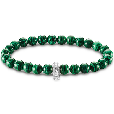 Thomas Sabo zöld köves charm karkötő - X0284-475-6-L15