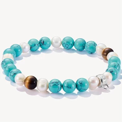 Thomas Sabo színes gyöngyös karkötő - X0293-951-7-L15
