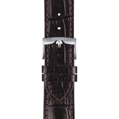 Tissot barna bőr óraszíj 22 mm