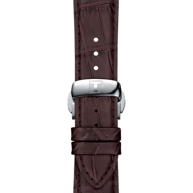 Tissot barna bőr óraszíj 21 mm