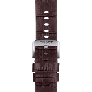 Tissot barna bőr óraszíj 22 mm