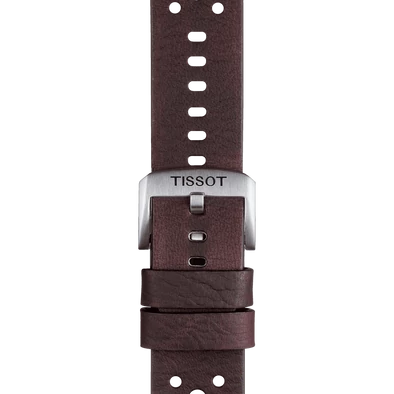 Tissot barna bőr óraszíj 22 mm