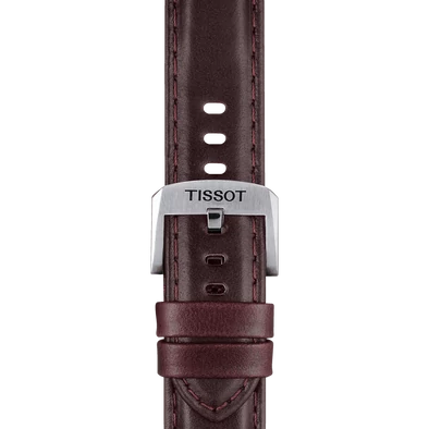 Tissot barna bőr óraszíj 20 mm