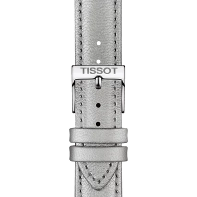 Tissot szürke bőr óraszíj 16 mm