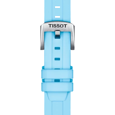 Tissot kék szilikon óraszíj 18 mm