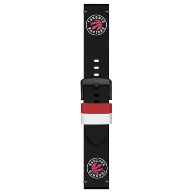 Tissot NBA Toronto Raptorsfekete bőr óraszíj 22 mm