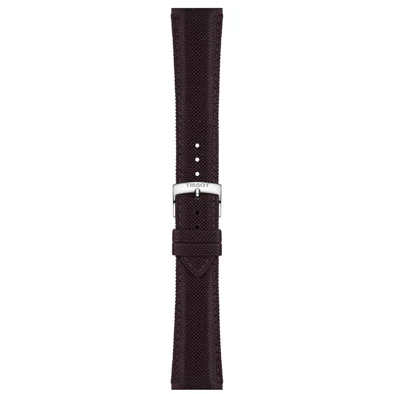 Tissot óraszíj - T852.048.181 - Barna textil óraszíj 21 mm