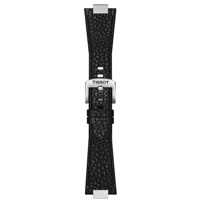 Tissot óraszíj - T852.049.990 - Fekete bőr PRX óraszíj 35 mm