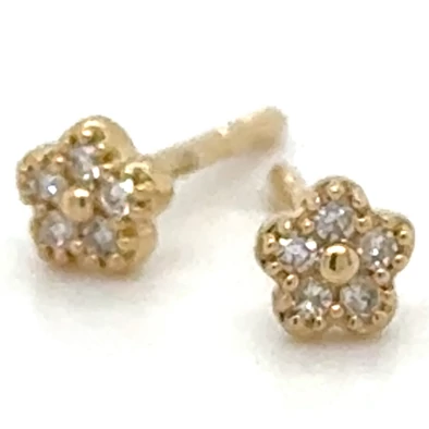 Velekey Diamond sárga arany végtelen gyémánt fülbevaló - BOE00427Y