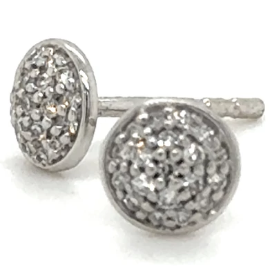 Velekey Diamond fehér arany beszúrós gyémánt fülbevaló - BOI9974W