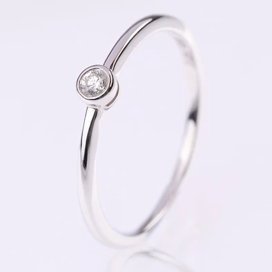 Velekey Diamond gyémánt eljegyzési gyűrű 0.06ct. - BRC05481W-51 Velekey Diamond gyémánt eljegyzési gyűrű 0.06ct. - BRC05481W-51