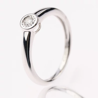 Velekey Diamond gyémánt gyűrű - BRI25827W-50