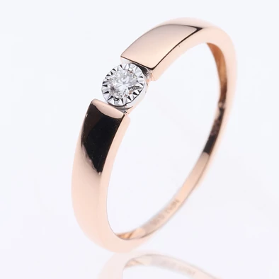Velekey Diamond gyémánt eljegyzési gyűrű 0,05 ct. - BRI31626R-48