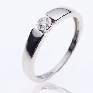Velekey Diamond gyémánt eljegyzési gyűrű 0,05 ct. - BRI31626W-48