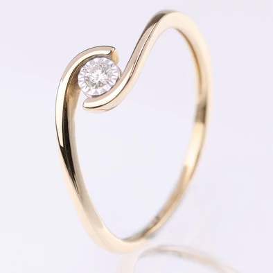 Velekey Diamond gyémánt eljegyzési gyűrű 0.05ct. - BRI31643Y-53