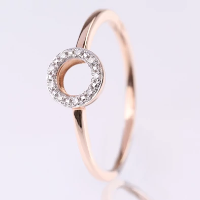 Velekey Diamond gyémánt eljegyzési gyűrű 0.03ct. - BRI34702R-54