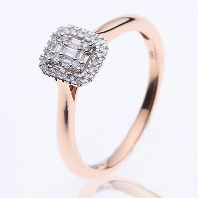 Velekey Diamond gyémánt eljegyzési gyűrű 0.08ct. - BRI35001R-51