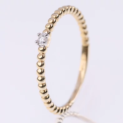 Velekey Diamond gyémánt eljegyzési gyűrű 0.02ct. - BRI42705-002Y-53