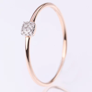 Velekey Diamond gyémánt eljegyzési gyűrű 0.03ct. - BRI46884-003R-50