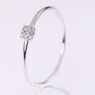 Velekey Diamond gyémánt eljegyzési gyűrű 0.03ct. - BRI46884-003W-50 Velekey Diamond gyémánt eljegyzési gyűrű 0.03ct. - BRI46884-003W-50