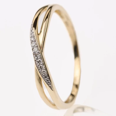 Velekey Diamond gyémánt eljegyzési gyűrű 0.03ct. - BRI50469-002Y-52 Velekey Diamond gyémánt eljegyzési gyűrű 0.03ct. - BRI50469-002Y-52