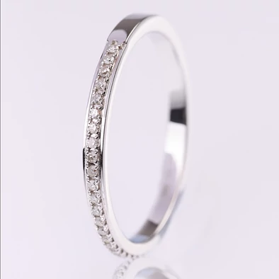 Velekey Diamond gyémánt eljegyzési gyűrű 0.09ct. - BRK09480AW-53