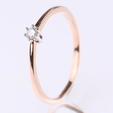 Velekey Diamond gyémánt eljegyzési gyűrű 0.06ct. - BRKJRF597801R-54