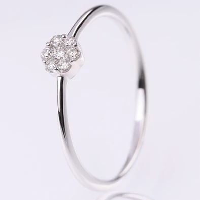 Velekey Diamond gyémánt eljegyzési gyűrű 0.11ct. - BRKJRF74160AW-53 Velekey Diamond gyémánt eljegyzési gyűrű 0.11ct. - BRKJRF74160AW-53