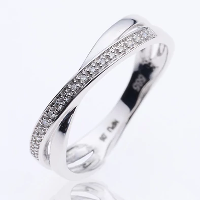 Velekey Diamond gyémánt eljegyzési gyűrű 0.05ct. - BRS5704W-53 Velekey Diamond gyémánt eljegyzési gyűrű 0.05ct. - BRS5704W-53