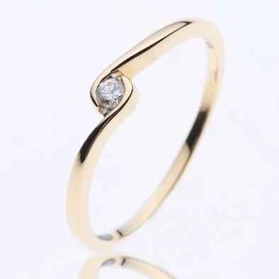 Velekey Diamond gyémánt eljegyzési gyűrű 0,05 ct. - BRS5856-005Y-51