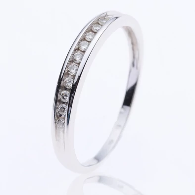 Velekey Diamond gyémánt eljegyzési gyűrű 0,10 ct. - BRS585W-48