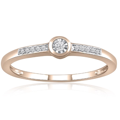Velekey Diamond gyémánt eljegyzési gyűrű 0,05 ct. - BRS5860-005R-48