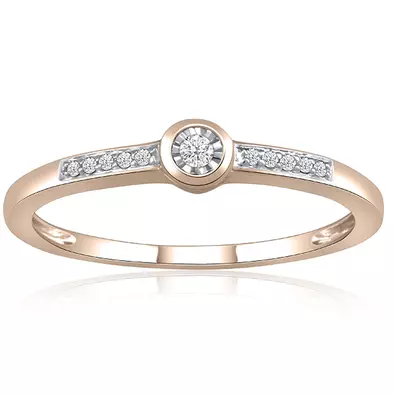 Velekey Diamond gyémánt eljegyzési gyűrű 0,05 ct. - BRS5860-005R-48