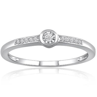 Velekey Diamond gyémánt eljegyzési gyűrű 0,05 ct. - BRS5860-005W-48