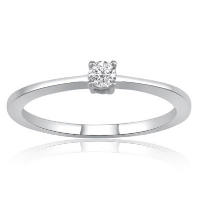 Velekey Diamond gyémánt eljegyzési gyűrű 0,10 ct. - BRS5869-010W-48