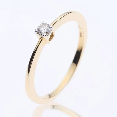 Velekey Diamond gyémánt eljegyzési gyűrű 0,10 ct. - BRS5869-010Y-51