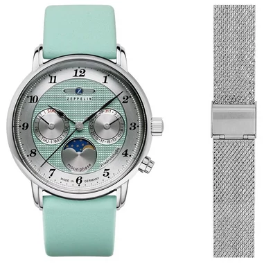 Zeppelin női óra és szíj szett - 8537-2_SET - Friedrichshafen Moonphase Zeppelin női óra és szíj szett - 8537-2_SET - Friedrichshafen Moonphase