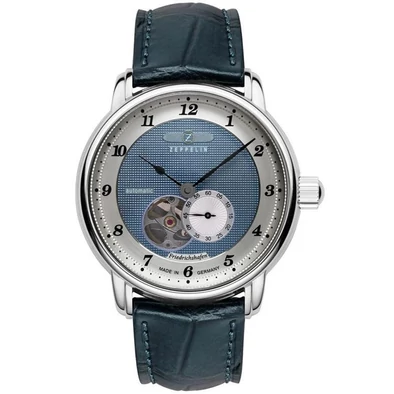 Zeppelin férfi óra  - 8566-3 - Friedrichshafen Open Heart