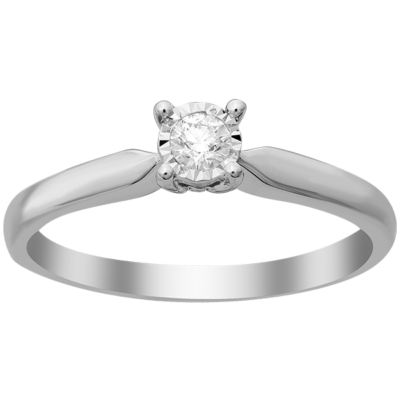Velekey Diamond gyémánt eljegyzési gyűrű 0,10 ct. - BRI23570W-48