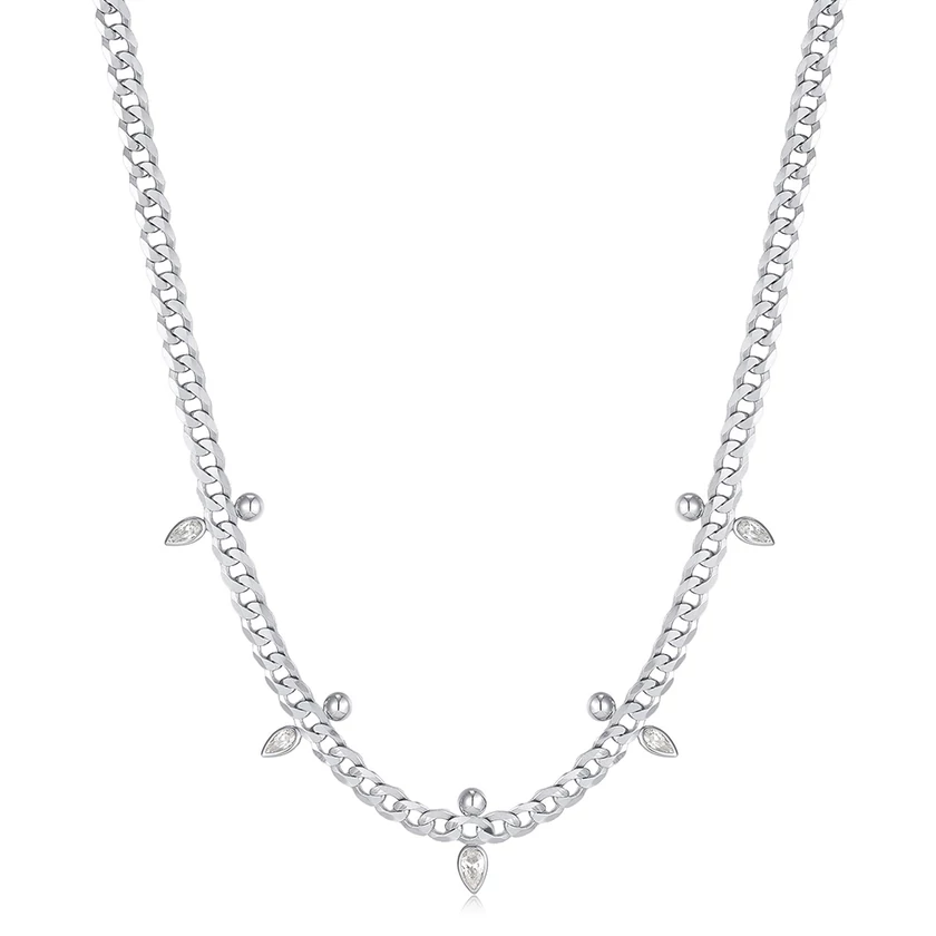 Ania Haie ezüst nyaklánc - N053-07H - Silver Curb Chain