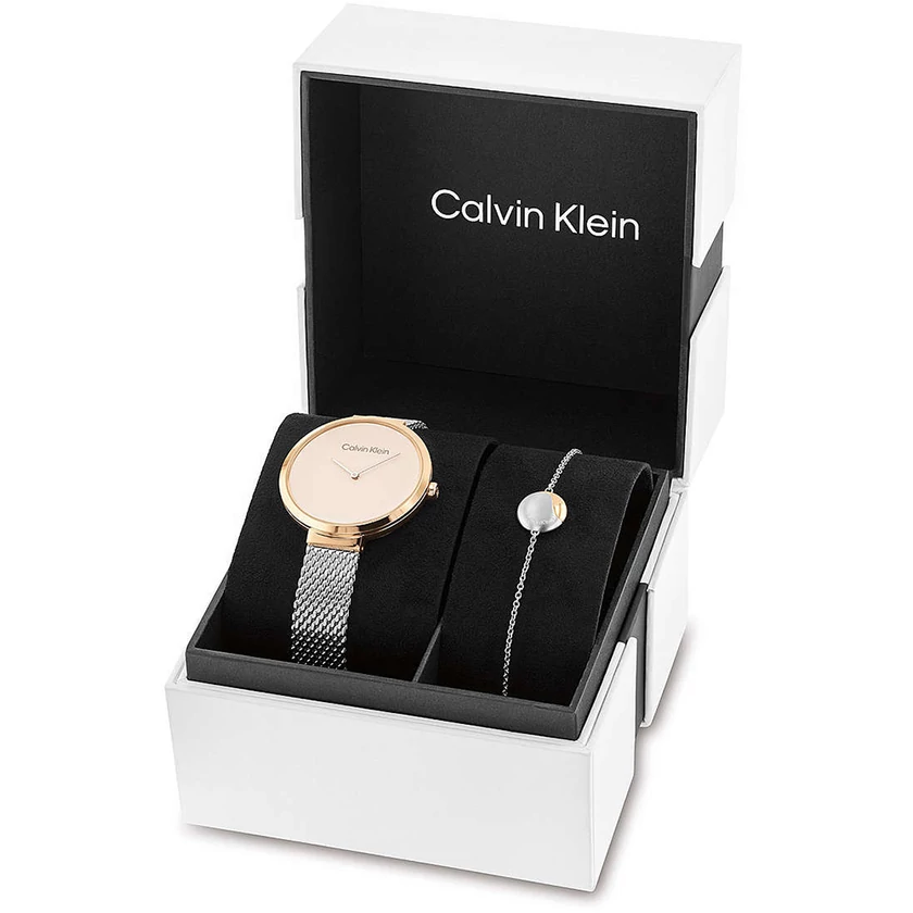 Calvin Klein női óra és karkötő szett - 35700005 - Minimal